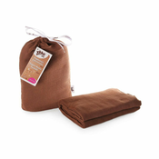 XKKO BMB ovoj - brisača, 120x120 Milk Choco