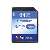 Verbatim Pro SDXC 64GB Cl10 UHS-I U3 V30 (90/45) pomnilniška kartica