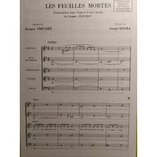 KOSMA/FROCHOT:LES FEUILLES MORTES (AUTUMN LEAVES) SATB