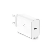 KSIX Punjac BCD30PDC01B/ 30 W + kabl USB-C na USB-C/ 1m/ bela