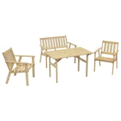 Gardenson Vrtni Set Sylt, 4-Delno, Masivno