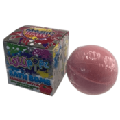 Lollipopz Bath Bath Bomb šumeća kugla za kupku za djecu Raspberry 165 g