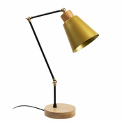 Žuta /crna stolna lampa s metalnim sjenilom (visina 52 cm) Manavgat – Opviq lights