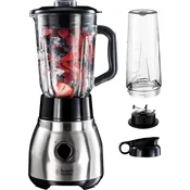 Russell Russell Hobbs 2-v-1 stolpni mešalnik, 1,5 L steklen vrč, brez BPA, 23821-56