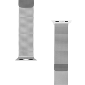 Pašček za uro Apple Watch 1, 2, 3, 4, 5, 6, SE 42/44/48 mm - kromiran srebrn