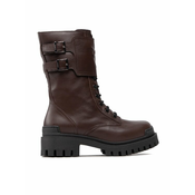 Pinko Pohodni čevlji Cumino Bootie 1H2135 A072 Rjava