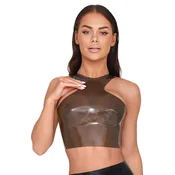LateX Latex High-neck Top 2901412 Transparent Smoky Grey M