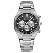 Moška ročna ura Curren Royal Silver/Black