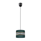 Luster na sajli CORAL 1xE27/60W/230V, precnik 20 cm, zelene boje