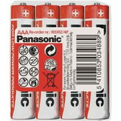 Panasonic R03 4S AAA Rdeča barva zn