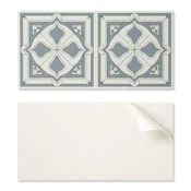 shumee Dekorativne vinilne samolepilne ploščice s potiskom cvetličnega vzorca na ploščicah 6x60x30 cm