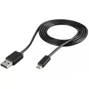 E-GREEN Kabl USB A - USB Micro-B MM 1m crni