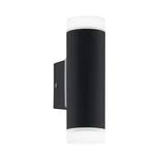 Eglo 13709 - LED spoljašnje zidno svetlo RIGA 2xGU10/4,6W/230V IP44 crna