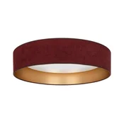 Brilagi-LED Stropna svetilka VELVET SIMPLE LED/24W/230V 3000K O 45 cm bordo/zlata