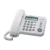 PANASONIC stacionarni telefon KX-TS580FXW, bel