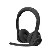 Logitech Zone 300 Headset Black - Wireless Headset for Home Office & Office