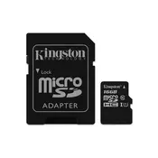 Memorijska kartica Kingston SD MICRO 16GB Class 10 UHS-I + ad