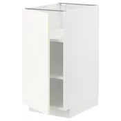 METOD Podni element s policama, bela/Vallstena bela, 40x60 cm