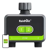 Rainpoint krmilnik za dvopodročno zalivanje z aplikacijo