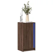 Vidaxl vidaXL LED omarica rjav hrast 42,5x34x85 cm