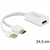 DELOCK adapter USB (M) HDMI-A (M) na DP (Ž), bijeli