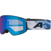 Očala ALPINA Slope Q-lite, črno-modra mat/zrcalno modra