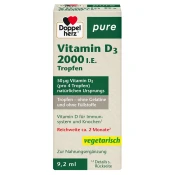 DH PURE Vitamin D3 2000IE kapljice, 9,2 ml
