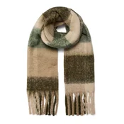 VERO MODA Šal VMIVY kremna/zelena/temno zelena
