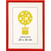 Karako Foto okvir 20x30 cm, plastika, stenski, 95 rdeč