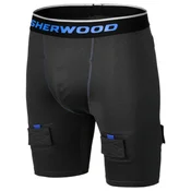 Kratke hlače s suspenzorjem SHER-WOOD Hat Trick Compression Jock Short Black Senior L