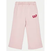 Gap Spodnji del trenirke 626265-00 Roza Wide Leg