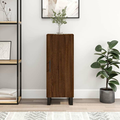 Komoda boja smedeg hrasta 34,5 x 34 x 90 cm konstruirano drvo