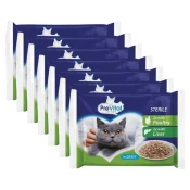 PreVital Cat Sterile Suha hrana piletina/jetra u umaku 28 x 100 g