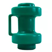 INLEA Klobúcik UNIVERSAL na trampolinu s vnútornou ochrannou šetiou DARK GREEN (8 kom.)