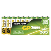 Set od 10 alkalnih baterija EMOS GP Super AA