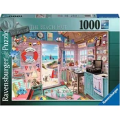 Ravensburger Puzzle Hiša na plažie 1000 kosov