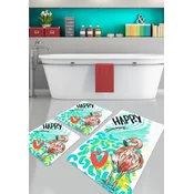 Lessentiel Maison Kupatilski otirac Happy Flamingo, 2 komada, Šareni