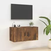 Zidni TV ormaric Boja dimljenog hrasta 80x34,5x40 cm
