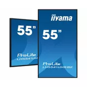 iiyama LH5541UHS-B2 54.6 IPS 4K Display with 500CD Brightness and Multiple Connectivity Options