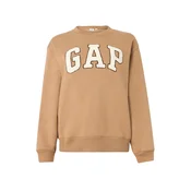 GAP Majica HERITAGE rjava/bela