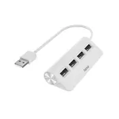 Hama 00200120 razdelilni vmesnik USB 2.0 480 Mbit/s Bela