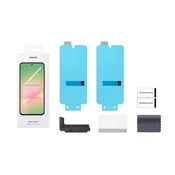 Samsung A56 5G SAMSUNG zaštitna folija za zaslon 2 maramice + pomocni okvir PROZIRAN EF-UA566CTEGWW