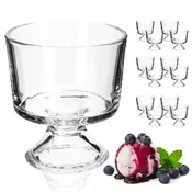 KADAX skodelice za sladoled, komplet 12 steklenih skodelic za sladoled, 290 ml, (5000351604)
