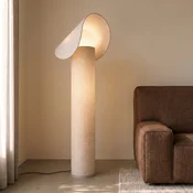 Lucande LED-stojna svetilka Tamani, bež, 100 cm, dim to warm - Dnevna soba/jedilnica - Dizajn - bež, bela - Tkanine/tekstil