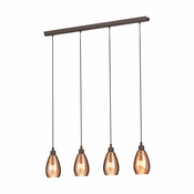 Eglo 39507 - Luster na sajli SIRACUSA 4xE27/60W/230V