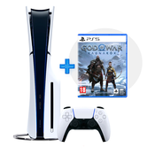 PlayStation 5 Slim D chassis + PS5 God of War: Ragnarok (bundle)