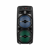 Prijenosna baterija. FM USB karaoke zvucnik Bluetooth LED RGB Music Box Maxi