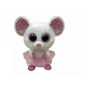 TY Mouse bijela balerina BOOS NINA, 24 cm