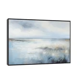 Canvas Slika na platnu Fleur bleue, 90x60 cm, Sa ramom, Crna