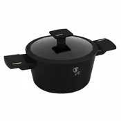 Berlingerhaus Lonec s titanovim premazom in pokrovom, premer 20 cm, iz kolekcije Matte Black